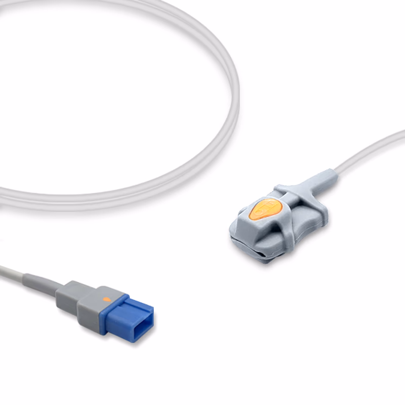 Compatible Pediatric Soft Tip SpO2 Sensor 3.0m (for use with Spacelabs, Technology: Nellcor Oxismart) Reusable SKU: SS-026-PS30