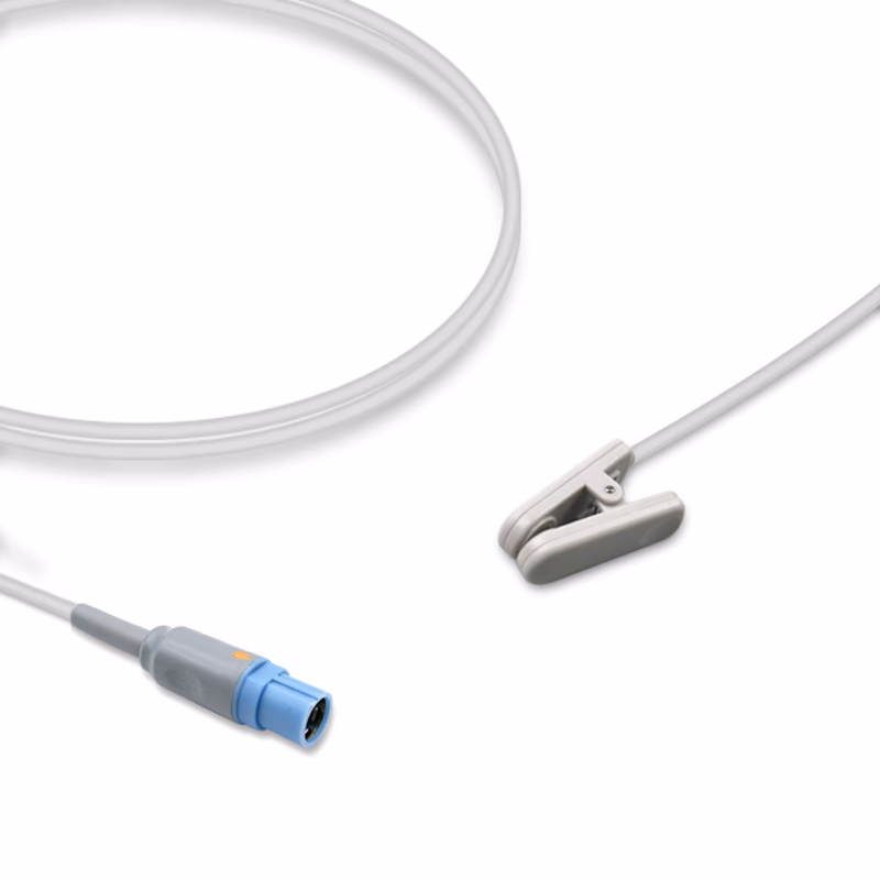 Compatible Adult Ear Clip SpO2 Sensor 3.0m (for use with Siemens, Technology: Masimo SET) Reusable SKU: SS-028RB-AE30