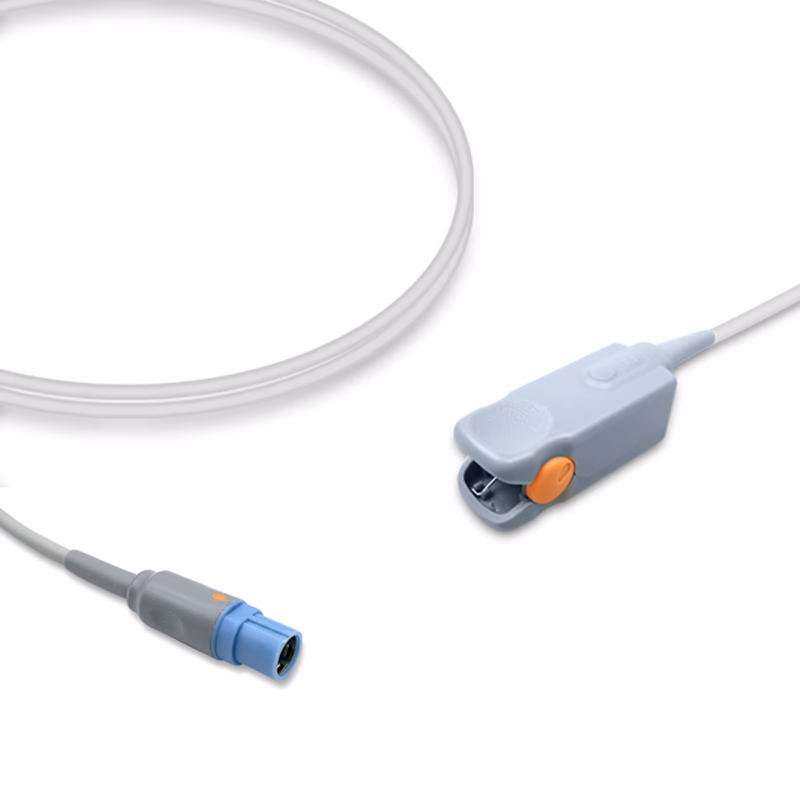Compatible Pediatric Hard shell SpO2 Sensor 3.0m (for use with Siemens, Technology: Masimo SET) Reusable SKU: SS-028RB-PF30