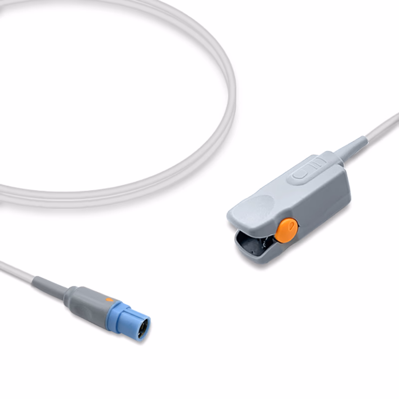 Compatible Adult Finger Clip SpO2 Sensor 3.0m (for use with Siemens, Technology: Nellcor OxiMax) Reusable SKU: SS-028XC-AF30