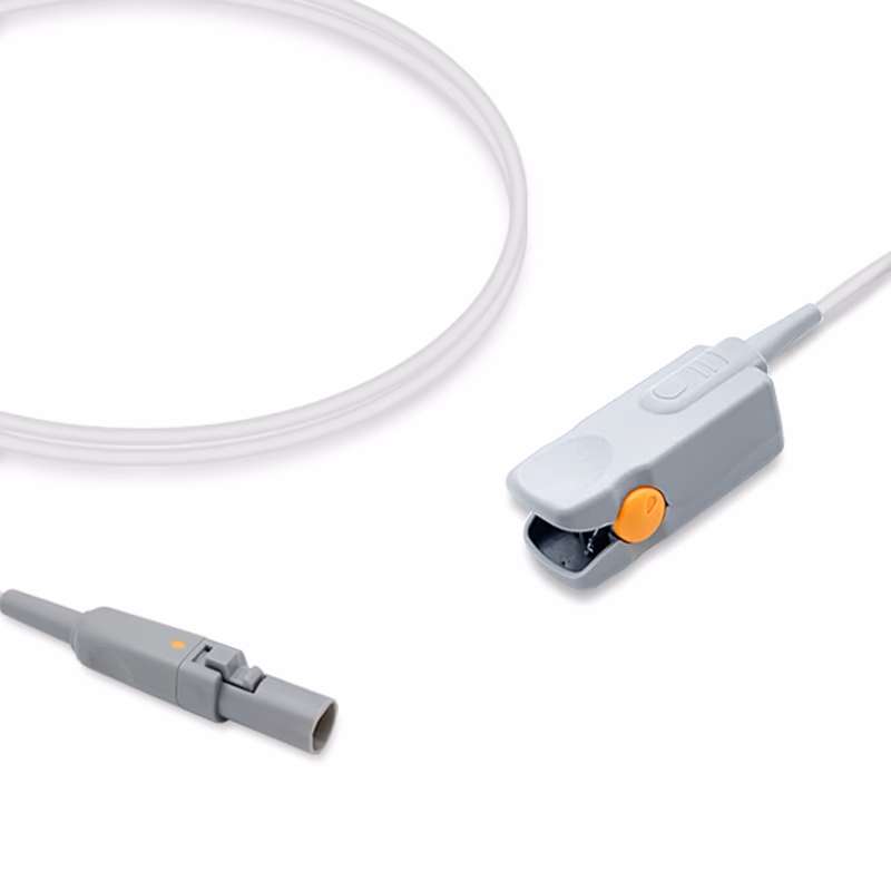 Compatible Adult Finger Clip SpO2 Sensor 3.0m (comparable to Novametrix 8776-00) Reusable SKU: SS-033-AF30