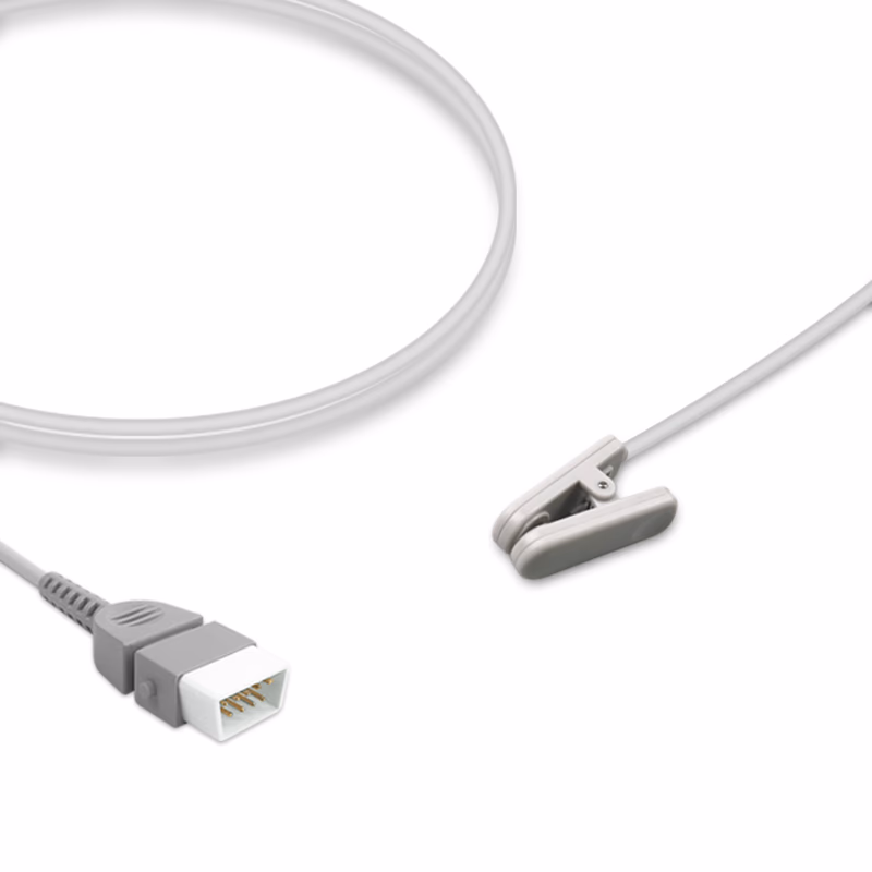 Compatible Adult Ear Clip SpO2 Sensor 1.0m (comparable to BCI 3078, Technology: Smith()) Reusable SKU: SS-036-AE10
