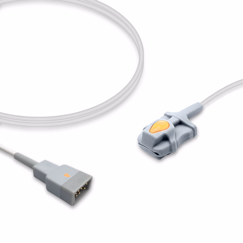 Compatible Pediatric Soft Tip SpO2 Sensor 3.0m (comparable to Nonin 8000SM-3M) Reusable SKU: SS-040-PS30