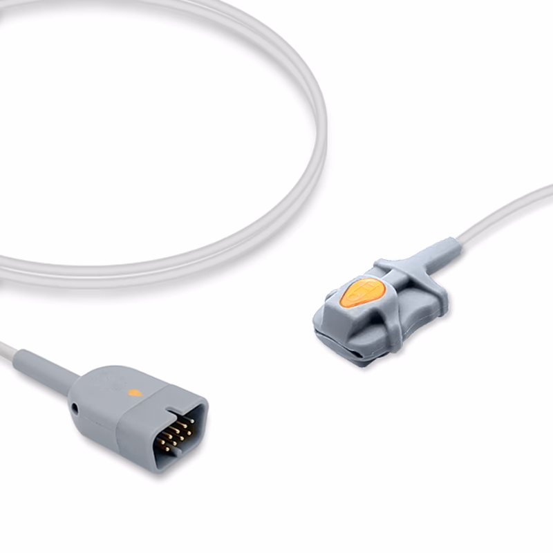 Compatible Pediatric Soft Tip SpO2 Sensor 1.6m (for use with Nihon Kohden) Reusable SKU: SS-043-PS16