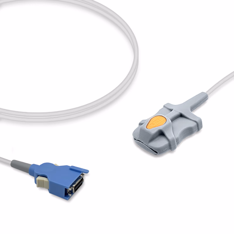 Compatible Adult Soft Tip SpO2 Sensor 3.0m (for use with Nihon Kohden, Technology: Nellcor OxiMax) Reusable SKU: SS-046-AS30