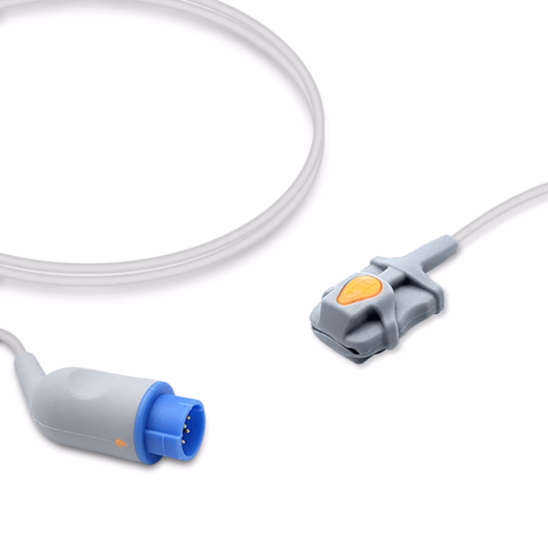 Compatible Pediatric Soft Tip SpO2 Sensor 3.0m (for use with Schiller, Technology: Nellcor Oxismart) Reusable SKU: SS-049-PS30