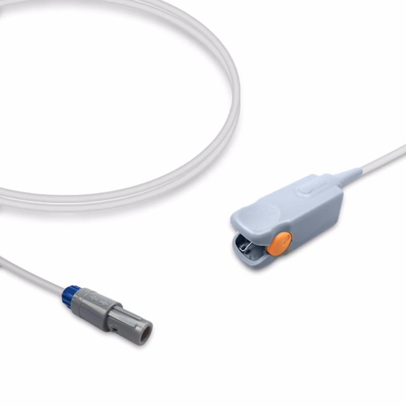 Compatible Pediatric Finger Clip SpO2 Sensor 3.0m (comparable to Edan M15-40099) Reusable SKU: SS-052-PF30