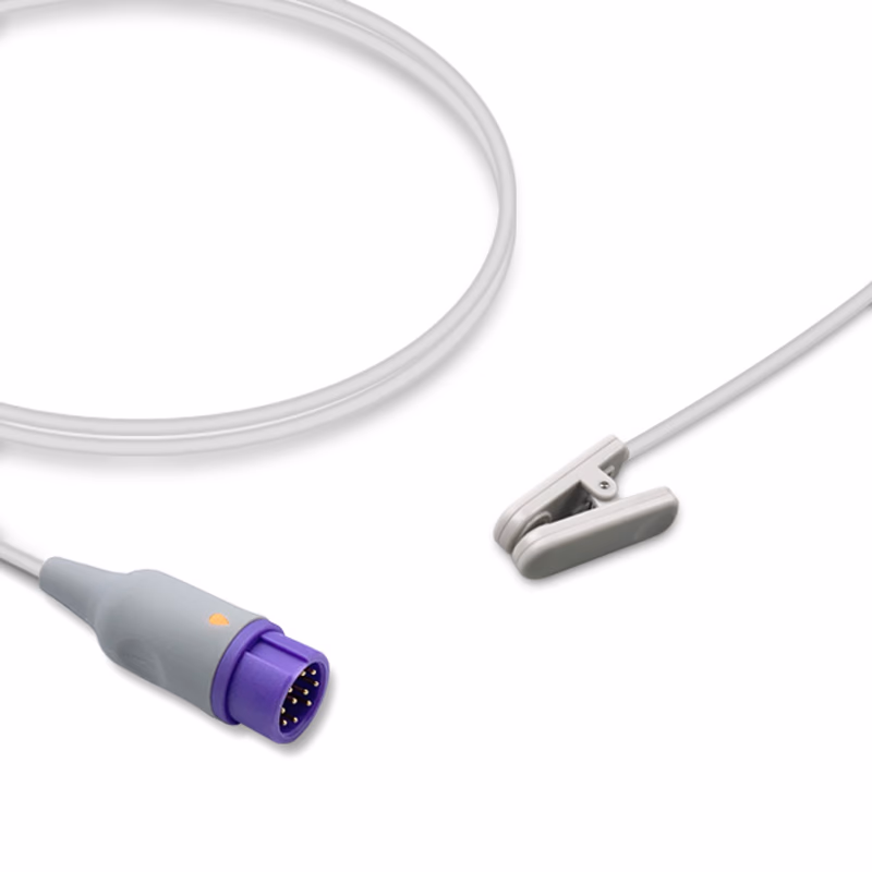 Compatible Adult Ear Clip SpO2 Sensor 3.0m (for use with Mindray, Technology: Masimo SET) Reusable SKU: SS-053RB-AE30