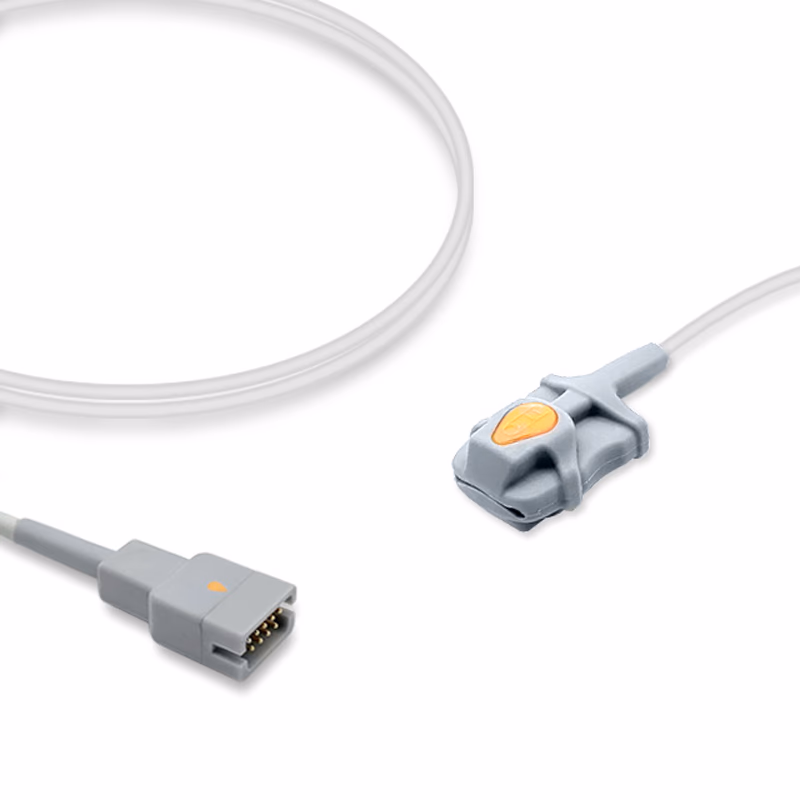 Compatible Pediatric Soft Tip SpO2 Sensor 1.0m (for use with Datascope) Reusable SKU: SS-058-PS10