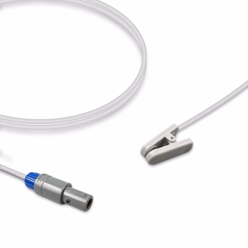 Compatible Adult Ear Clip SpO2 Sensor 3.0m (for use with Goldway, Technology: Nellcor Oxismart) Reusable SKU: SS-061-AE30