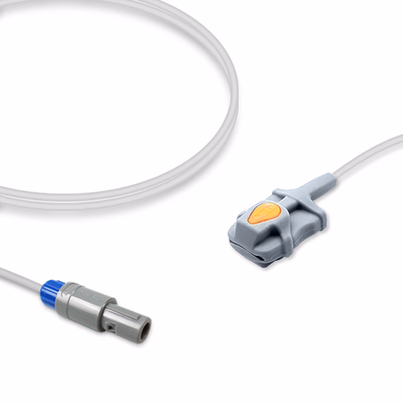 Compatible Pediatric Soft Tip SpO2 Sensor 3.0m (for use with Biolight, Technology: Nellcor Oxismart) Reusable SKU: SS-066-PS30
