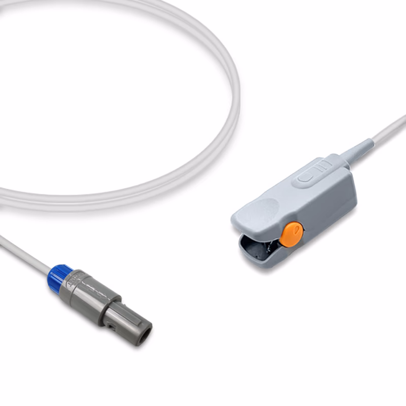 Compatible Adult Finger Clip SpO2 Sensor 3.0m (for use with Edan, Technology: Nellcor OxiMax) Reusable SKU: SS-072XC-AF30