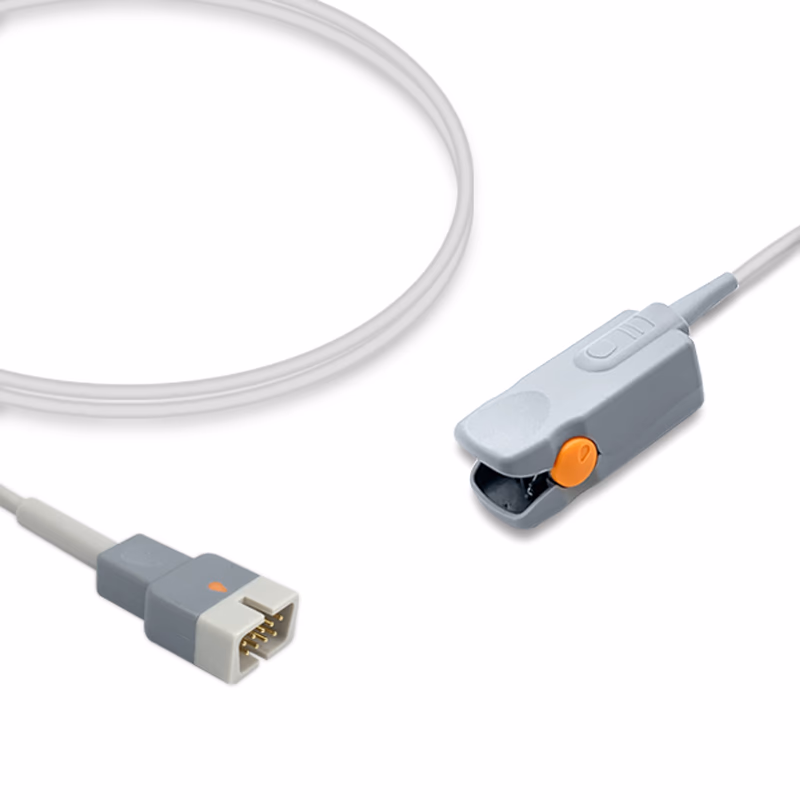 Compatible Adult Finger Clip SpO2 Sensor 1.0m (comparable to MEK 14060064) Reusable SKU: SS-079-AF10
