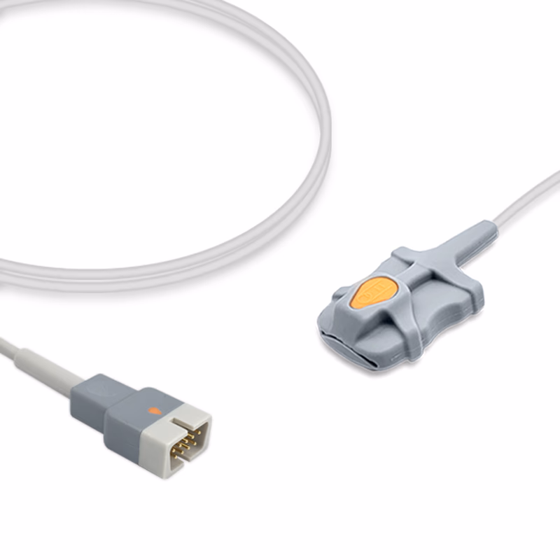 Compatible Adult Soft Tip SpO2 Sensor 1.0m (for use with MEK) Reusable SKU: SS-079-AS10