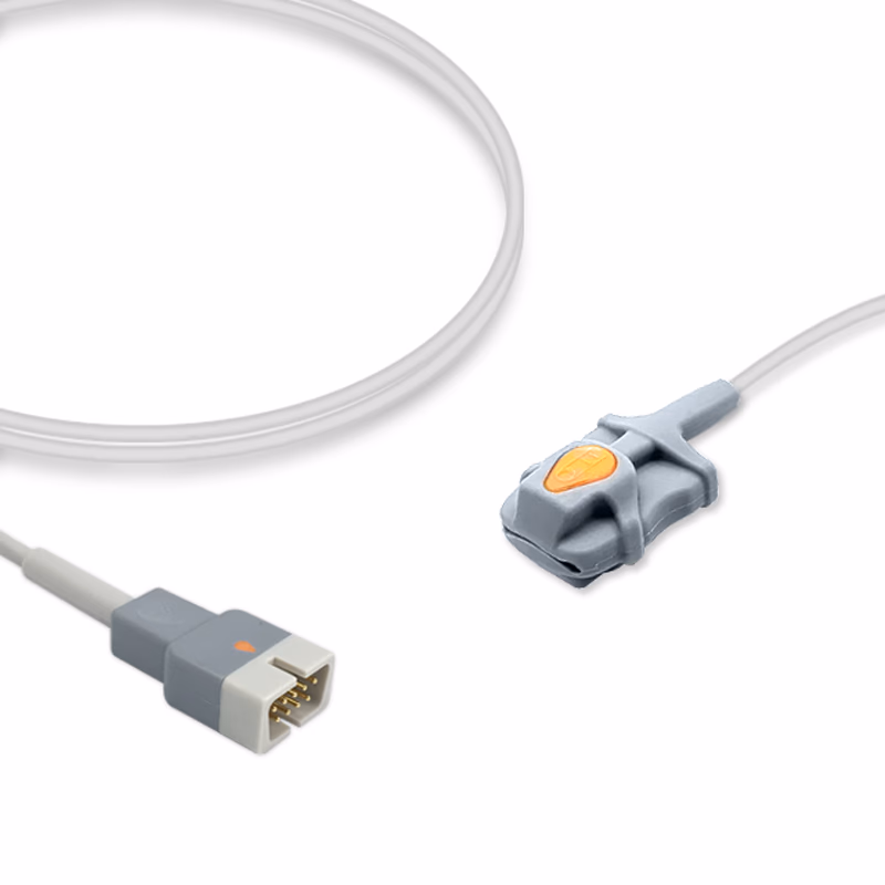Compatible Pediatric Soft Tip SpO2 Sensor 1.0m (for use with MEK) Reusable SKU: SS-079-PS10