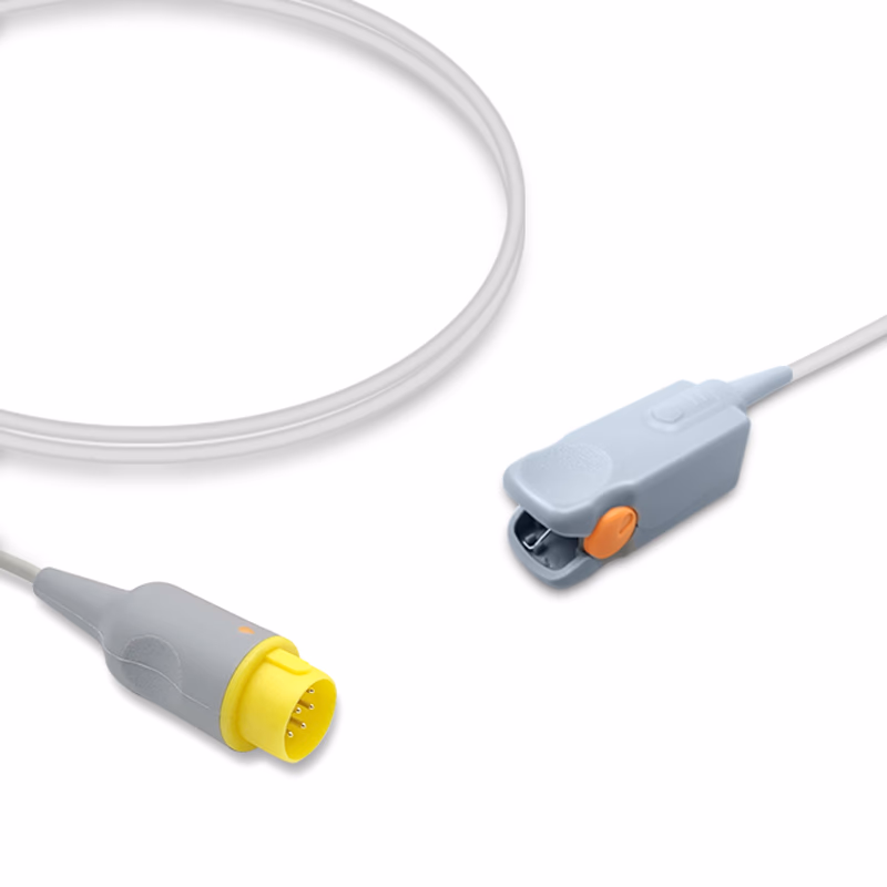 Compatible Pediatric Finger Clip SpO2 Sensor 3.0m (for use with MEK, Technology: Nellcor Oxismart) Reusable SKU: SS-080-PF30