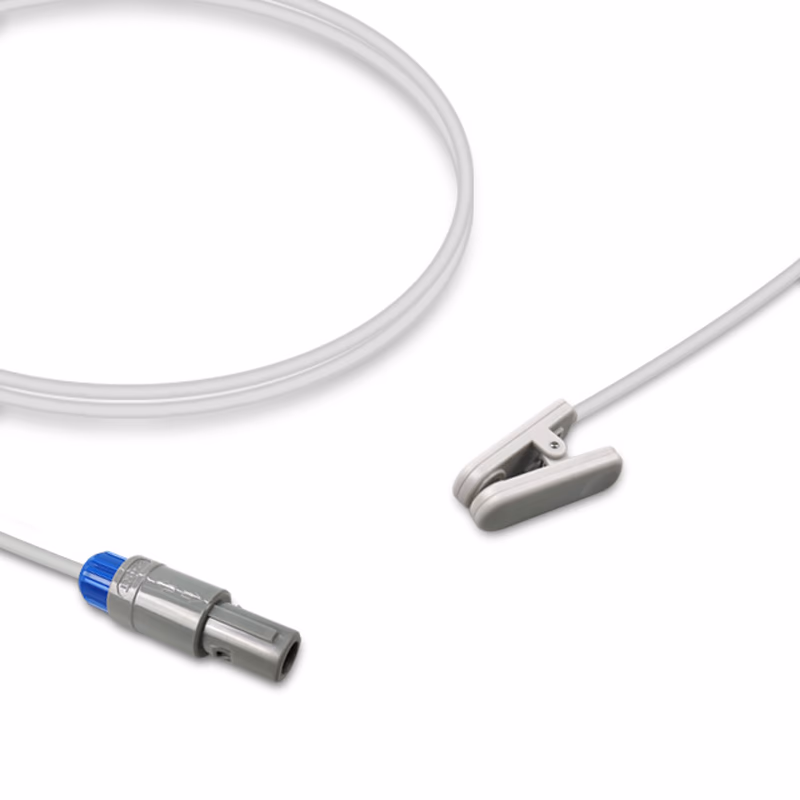 Compatible Adult Ear Clip SpO2 Sensor 3.0m (for use with Bionet, Technology: Nellcor Oxismart) Reusable SKU: SS-084-AE30