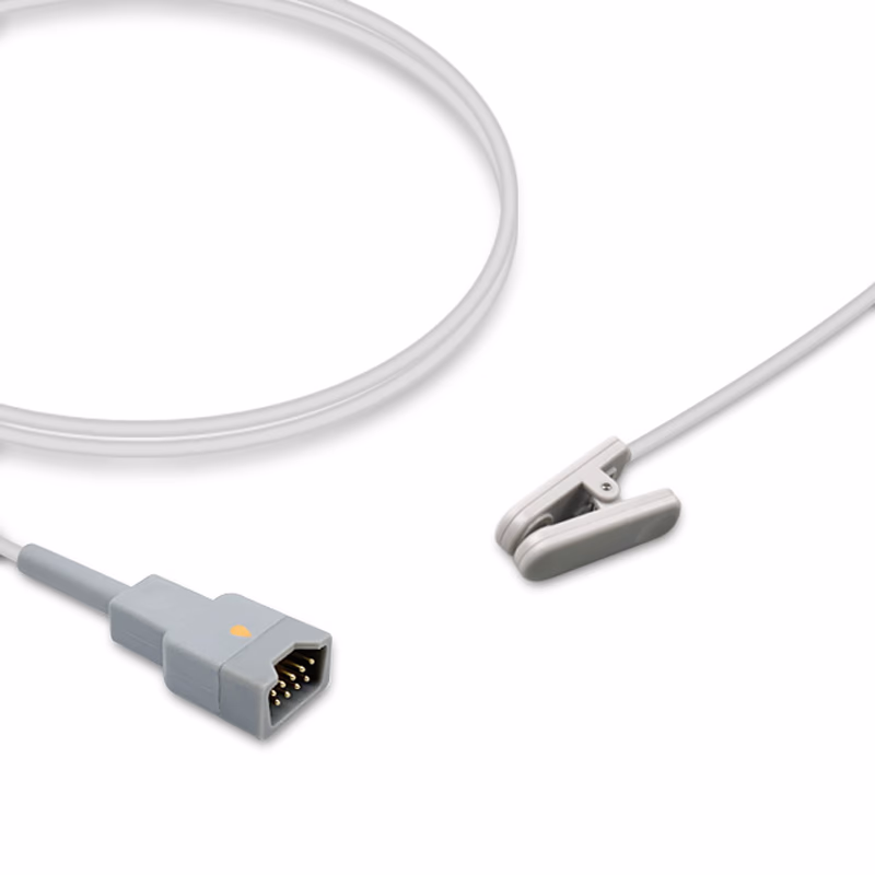 Compatible Adult Ear Clip SpO2 Sensor 1.0m (for use with Dolphin, Technology: Digital) Reusable SKU: SS-099D-AE10