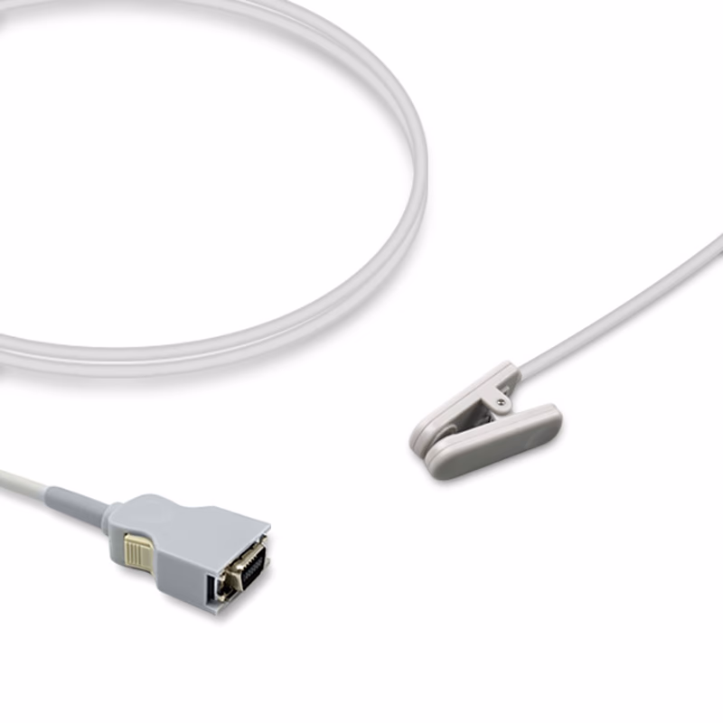 Compatible Adult Ear Clip SpO2 Sensor 3.0m (for use with Dolphin, Technology: Digital) Reusable SKU: SS-100D-AE30