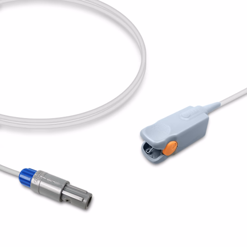 Compatible Pediatric Finger Clip SpO2 Sensor 3.0m (for use with Comen, Technology: Nellcor Oxismart) Reusable SKU: SS-121-PF30