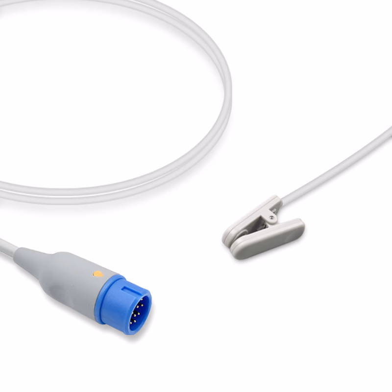 Compatible Adult Ear Clip SpO2 Sensor 3.0m (for use with Comen, Technology: Digital) Reusable SKU: SS-124D-AE30