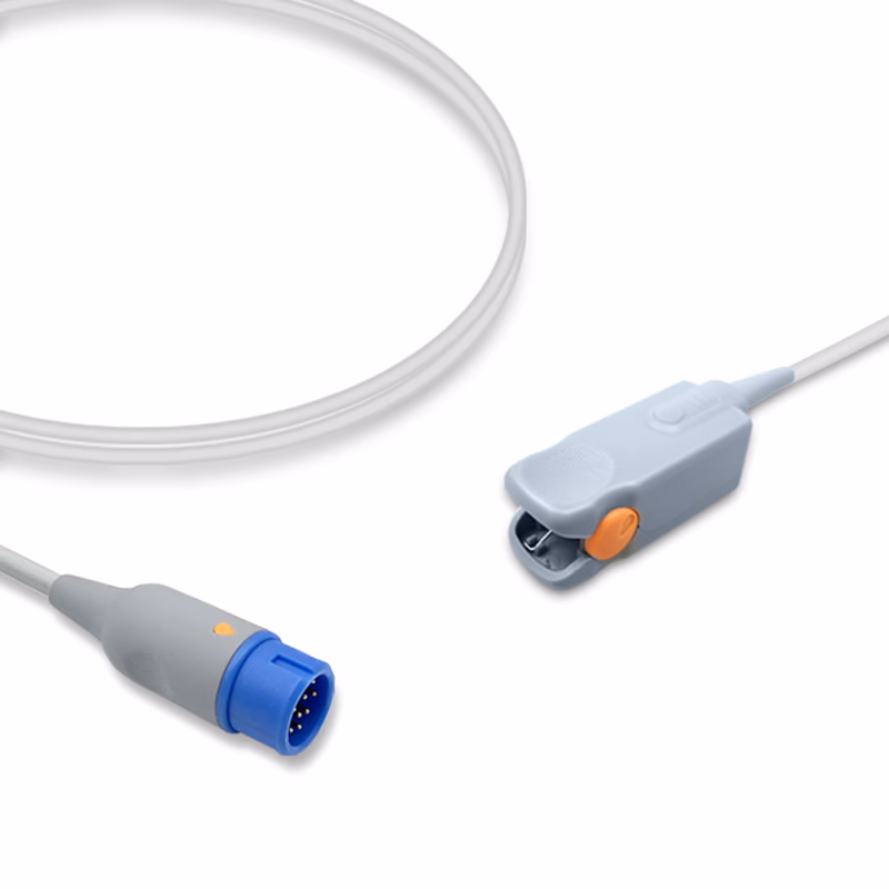 Compatible Pediatric Finger Clip SpO2 Sensor 3.0m (for use with Comen, Technology: Digital) Reusable SKU: SS-124D-PF30