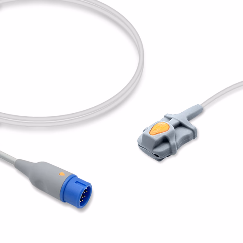 Compatible Pediatric Soft Tip SpO2 Sensor 3.0m (for use with Comen, Technology: Digital) Reusable SKU: SS-124D-PS30