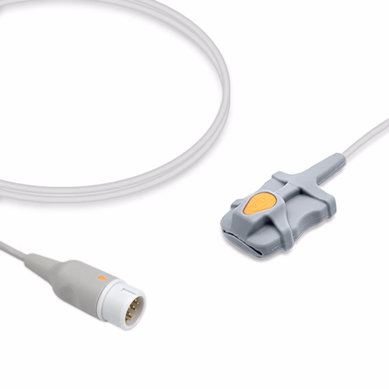 Compatible Adult Soft Tip SpO2 Sensor 3.0m (for use with Comen) Reusable SKU: SS-124-AS30