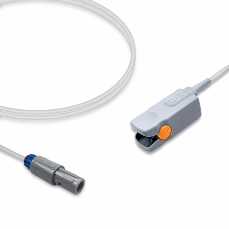 Compatible Adult Finger Clip SpO2 Sensor 3.0m (for use with Utas, Technology: Nellcor Oxismart) Reusable SKU: SS-128-AF30