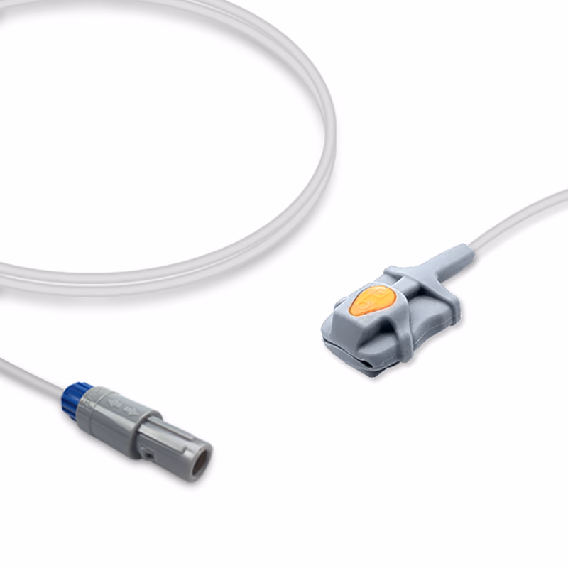 Compatible Pediatric Soft Tip SpO2 Sensor 3.0m (for use with Petas) Reusable SKU: SS-129-PS30