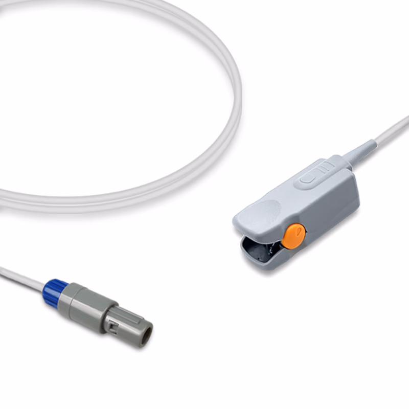 Compatible Adult Finger Clip SpO2 Sensor 3.0m (for use with Innomed, Technology: Nellcor Oxismart) Reusable SKU: SS-134-AF30