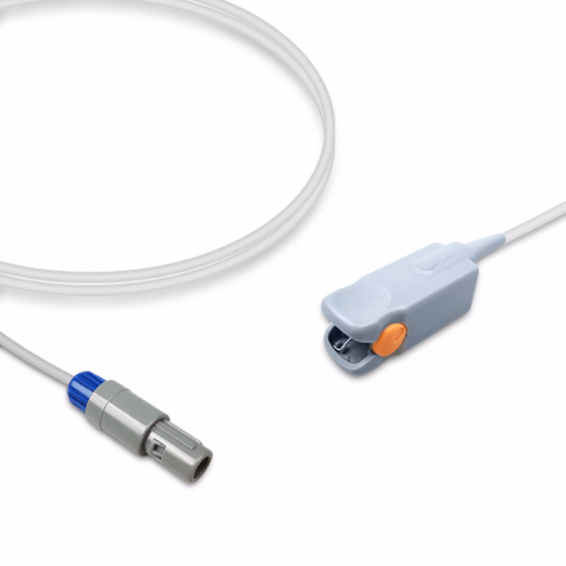 Compatible Pediatric Finger Clip SpO2 Sensor 3.0m (for use with Innomed, Technology: Nellcor Oxismart) Reusable SKU: SS-134-PF30