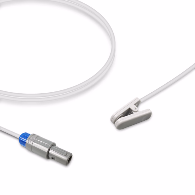 Compatible Adult Ear Clip SpO2 Sensor 3.0m (for use with 3F, Technology: Nellcor Oxismart) Reusable SKU: SS-142-AE30