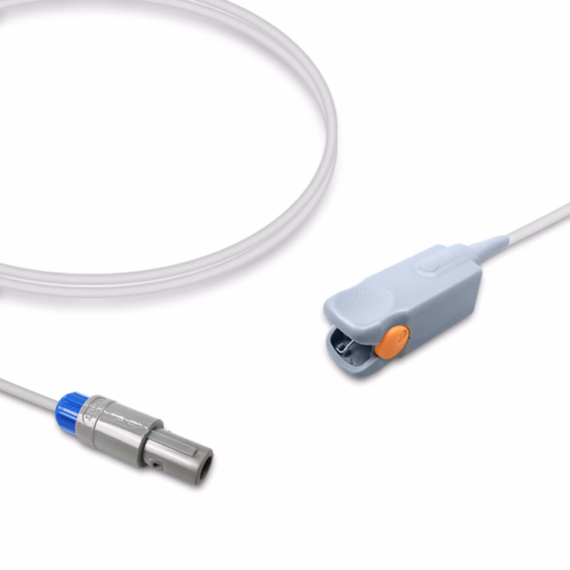 Compatible Pediatric Finger Clip SpO2 Sensor 3.0m (for use with 3F, Technology: Nellcor Oxismart) Reusable SKU: SS-142-PF30