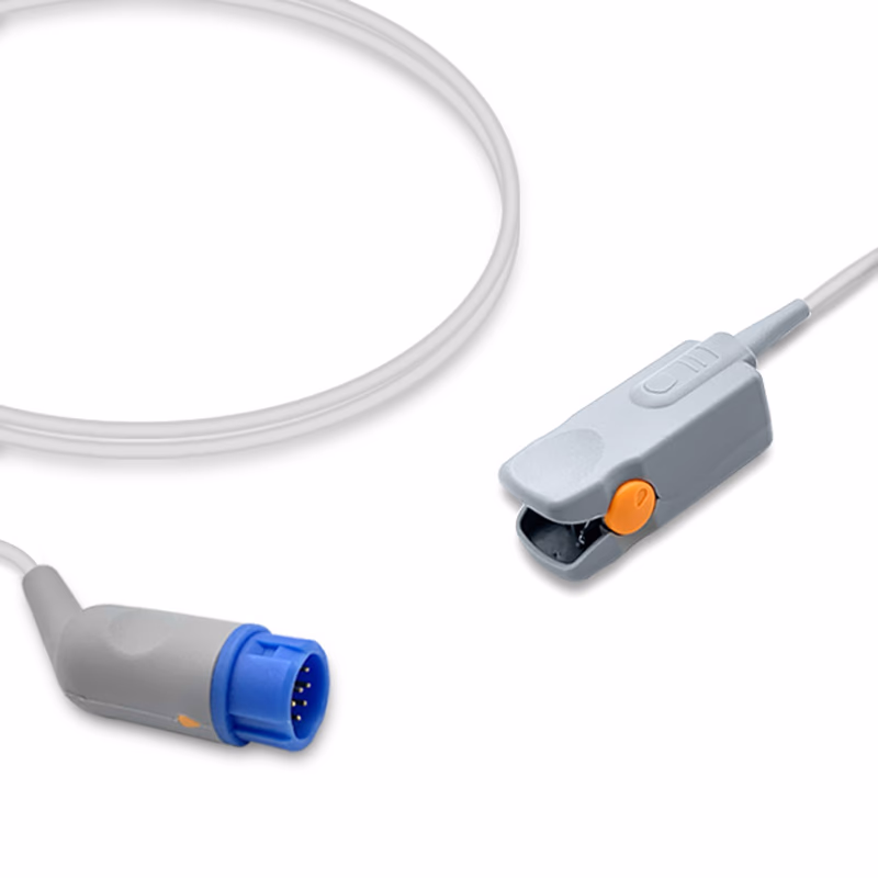 Compatible Adult Finger Clip SpO2 Sensor 3.0m (for use with Newtech, Technology: Nellcor Oxismart) Reusable SKU: SS-144-AF30