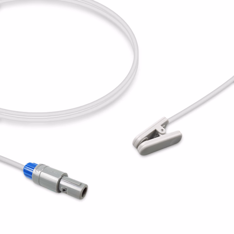 Compatible Adult Ear Clip SpO2 Sensor 3.0m (for use with R&DT, Technology: Nellcor Oxismart) Reusable SKU: SS-151-AE30