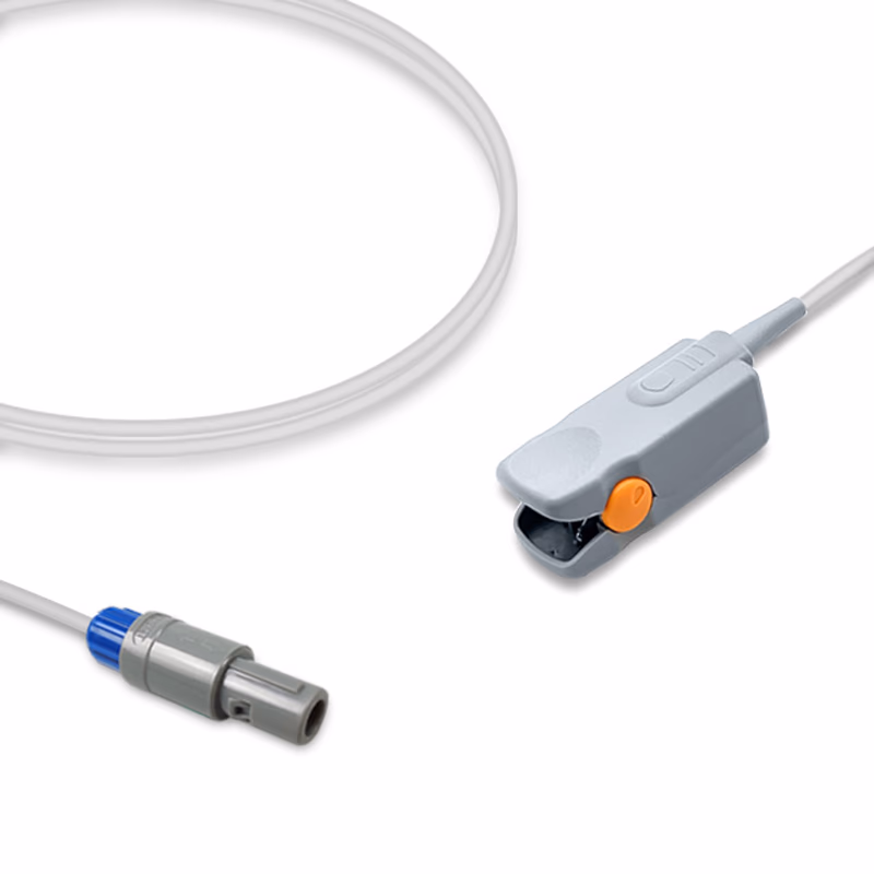 Compatible Adult Finger Clip SpO2 Sensor 3.0m (for use with R&DT, Technology: Nellcor Oxismart) Reusable SKU: SS-151-AF30