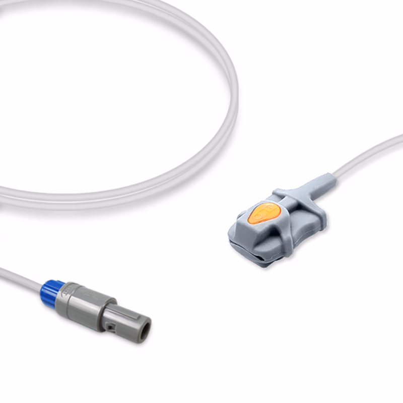 Compatible Pediatric Soft Tip SpO2 Sensor 3.0m (for use with R&DT, Technology: Nellcor Oxismart) Reusable SKU: SS-151-PS30