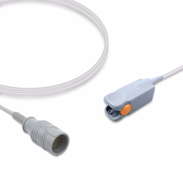 Compatible Pediatric Finger Clip SpO2 Sensor 3.0m (for use with Masimo, Technology: SET) Reusable SKU: SS-162RB-PF30