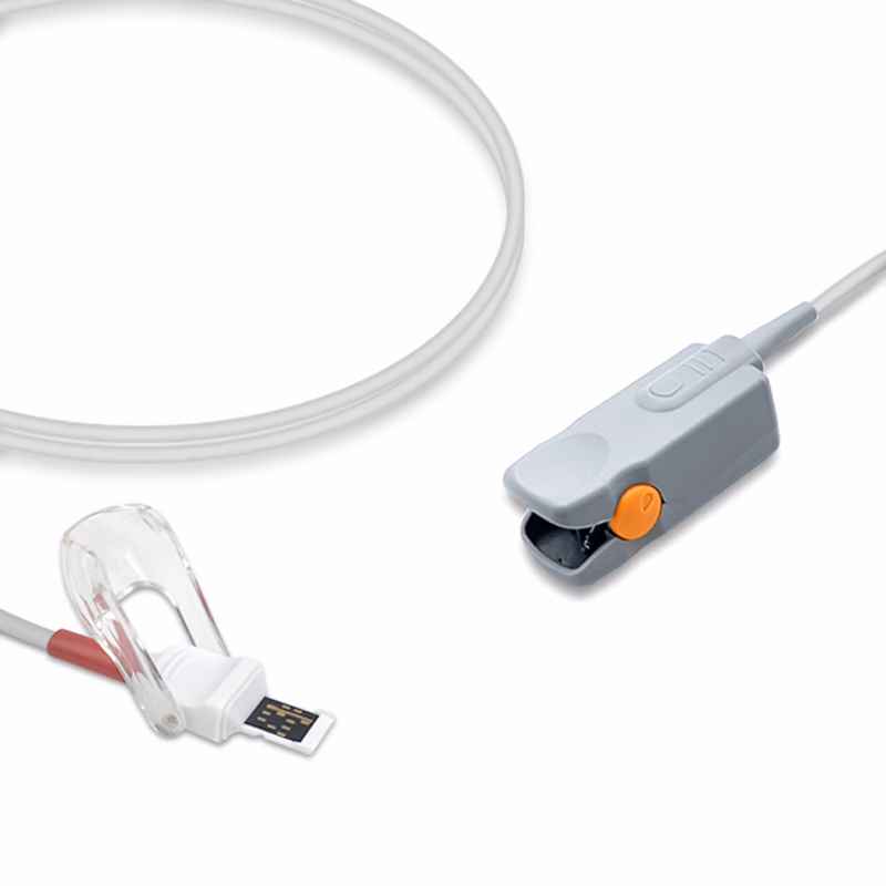 Compatible Adult Hard shell SpO2 Sensor 1.0m (comparable to Masimo 4050 (RD SET DCI), Technology: RD) Reusable SKU: SS-165RB-AF10