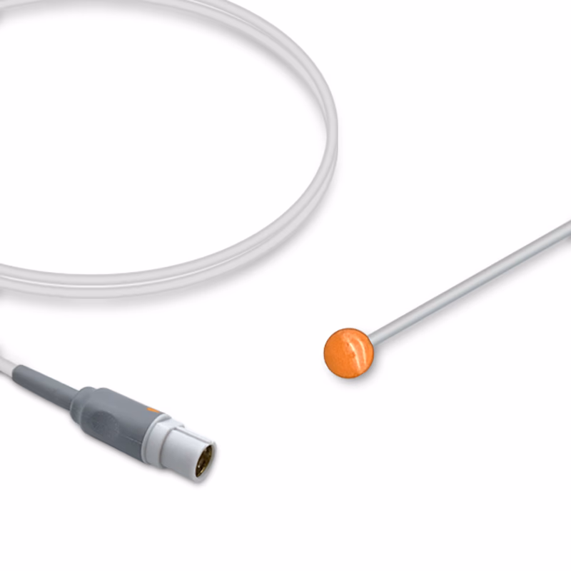 Compatible Adult Skin Surface Temperature Probe 3.0m (comparable to Siemens 5204669) Reusable, 9.0mm Probe Disc SKU: TS-DG-AS30