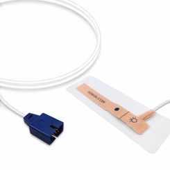 Compatible Adult/Neonate Non-woven Adhesive SpO2 Sensor 0.9m (comparable to Nellcor MAX-N, Technology: OxiMax) undefined SKU: SSD-001XC-W09AN